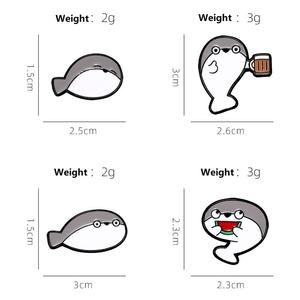 Broche originale personnalisée avec émoticônes tortue, badge amusant japonais mignon de dessin animé, en alliage émaillé, accessoires vestimentaires - Product Image 4