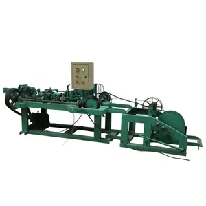 Fully automatic high speed cs-a double strand twisted barbed wire fence post installation machine