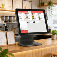 Sistema POS Inteligente 2026, Caja Registradora de Pantalla Única, Sistema Capacitivo Todo en Uno para Restaurante