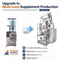 Machine d'emballage automatique multi-voies pour bâtonnets de gelée de qualité alimentaire, machine de remplissage et de scellage de sachets de 4 voies pour liquides et bâtonnets glacés