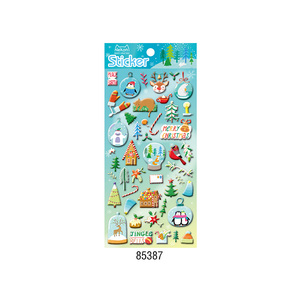 Nekoni Puffy 3D Adesivi Buon Natale Kawaii Auto Estetico Decorativo Puffy Stickers Sheet per 3D Adesivi In Schiuma - Product Image 2