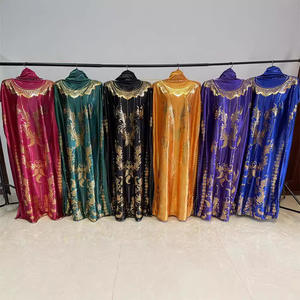 Ventes en gros de robes <span class=keywords><strong>boubou</strong></span> pour femmes, vêtements africains, tenues dashiki, abaya imprimée, robe maxi musulmane islamique - Product Image 1