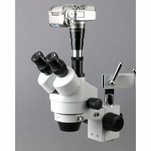 <span class=keywords><strong>AmScope</strong></span> <span class=keywords><strong>Microscope</strong></span> trinoculaire stéréo à bras imul-focal 3,5x-90X - Product Image 5