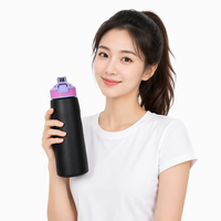 Bouteille d'eau isotherme parfumée, vente en gros directe usine, logo personnalisé, qualité alimentaire sans BPA, pour l'école, le bureau, le sport