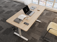 Cadre de bureau électrique moderne pivotant, seul moteur, 70 kg, largeur réglable 950-1250 mm, programmable, assis-debout