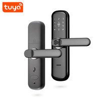 Cerradura Inteligente Tuya WiFi con Huella Dactilar, Contraseña Digital, Tarjeta IC, Entrada sin Llave, Cerradura Electrónica para Hogar y Oficina PST-HR01