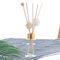 En Stock clair 35ml 80ml 100ml 150ml 250ml bouchon à vis diffuseur d'arôme bouteille diffuseur de roseaux bouteille de parfum aromatique en verre