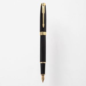Black Business Fountain <b>Pen</b> With Customized logo Student Adult Office Writing Practice <b>Pen</b> Metal <b>Pen</b> - Product Image 5