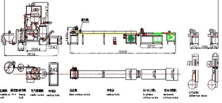 OC-YX150 New Design Hard Candy Depositing Line Hard Candy Making Machine/Rock Candy Making Machine/Lollipop Candy Making Machine