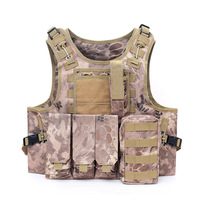 Gilet de poitrine tactique léger à dégagement rapide personnalisé équipement de jeu de plein air roulement de charge réglable étanche