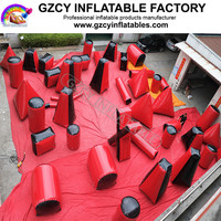 Boule de peinture gonflable personnalisée, imite les cubes, vente en gros, pièces