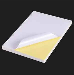 Papel Offset Sin Madera de Buena Calidad, Papel Glassine Amarillo, Papel Autoadhesivo de Vinilo para Etiquetas de Embalaje - Product Image 2
