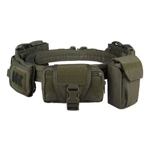 Ceinture multifonctionnelle d'autodéfense pour homme : tissu Oxford 1000D, ensemble de ceintures réglables à libération rapide pour l'extérieur, 6 pièces - Product Image 3