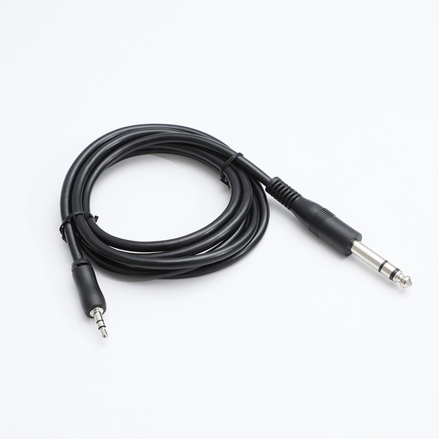 3.5mm to 6.5mm Audio Cable for Mobile Phones, Notebook Speakers and Audio Amplifiers 3m