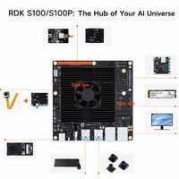Kit de développement d'IA embarquée D-Robotics RDK S100/S100P 80TOPS avec BPU Nash, CNN, Transformer, Inference 6x Cortex-A78AE, 12 Go LPDDR5, PCB