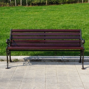 Banc <span class=keywords><strong>de</strong></span> parc public chaise assise en <span class=keywords><strong>aluminium</strong></span> en bois <span class=keywords><strong>jardin</strong></span> avec accoudoir bancs d'extérieur avec dossier - Product Image 5