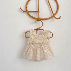 Engepapa Zomer Baby Rompertje Zonder Mouwen, Katoenen Mode Baby Meisjes Jumpsuit, Baby Meisjes Kleding - Product Image 6
