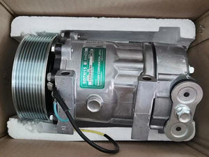คอมเพรสเซอร์แอร์รถยนต์/รถบรรทุก <span class=keywords><strong>Sanden</strong></span> 7H15 R404A ใหม่ 12V - Product Image 4