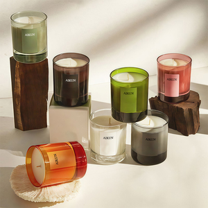 Vela Aromática Decorativa AIKUN en Frasco de Vidrio Colorido, Personalizable, con Aroma de Lujo para Terapia de Spa - Product Image 1