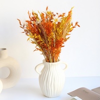 Herfst Haverkleur Gemengd Boeket Natuurlijke Gedroogde Bloemen Echt Bloemstuk Voor Huisdecoratie Groothandel Geconserveerde Planten Bloemen