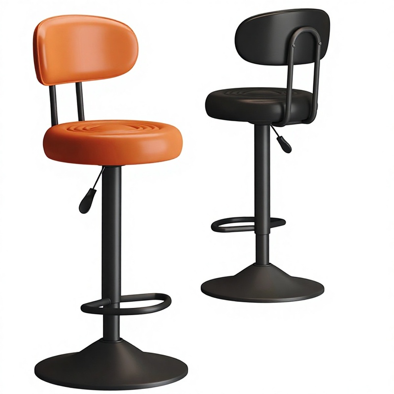Modern Simple Metal Bar Chair High
