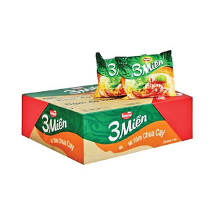 Nouilles aux crevettes instantanées 3Mien 65g, saveur épicée et acidulée, best-seller - Product Image 5