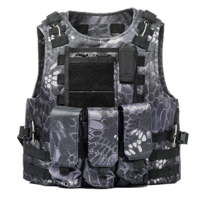 Chaleco táctico A62 deportivo de seguridad, camuflaje negro, para exteriores, para hombres, para caza, juegos CS, CPC, NCPC, EPC, JPC, SPC, XPC - Product Image 5