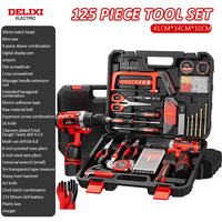 Kit d'outils ménagers DELIXI 36/125 pièces