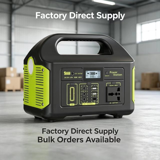 Portable Power Station 500W Solar Energy Storage Rechargeable Lifepo4 Battery Multi-function Charger Power Statition for Outdoor