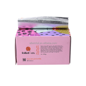 Fogli di Alluminio Goffrati per Colorazione Capelli, 500 Pezzi, Pronta Consegna, Design Casuale, Personalizzabili, Vendita all'Ingrosso - Product Image 3