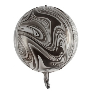 Globo láser 4D de aluminio, redondo, reflectante, Tie-dye, Bola de neón, globos de aluminio para fiesta de cumpleaños, decoración para Baby Bridal Shower - Product Image 4