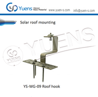 Yuens Panneau Solaire Support De Montage En Gros Crochet En Aluminium Solaire PV Tuile Crochet De Toit