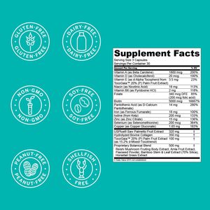 Suplementos para el Crecimiento del Cabello en Cápsulas con Biotina para Adultos, Venta al Por Mayor, Cápsulas para Engrosar el Cabello - Product Image 2