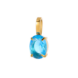 Colgante <span class=keywords><strong>de</strong></span> circonita chapado en oro <span class=keywords><strong>de</strong></span> acero inoxidable con piedra <span class=keywords><strong>de</strong></span> nacimiento <span class=keywords><strong>de</strong></span> 12 meses <span class=keywords><strong>de</strong></span> colores y corte ovalado <span class=keywords><strong>para</strong></span> collar, pulsera y fabricación <span class=keywords><strong>de</strong></span> joyas DIY - Product Image 6