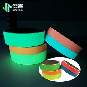 Junting Luminous Tape Glow in the Dark DIYデコレーションテープウォールデコレーション用発光フィルム自己粘着性ビニール素材