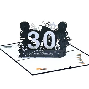 Cartes de remerciement personnalisées en papier pour <span class=keywords><strong>anniversaire</strong></span>, cartes 3D pop-up pour 18e <span class=keywords><strong>anniversaire</strong></span> avec enveloppe - Product Image 6