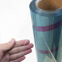 Film en rouleau PVC super transparent résistant à l'humidité, souple, pour imperméables grande taille, épaisseur personnalisée, usage domestique, vente en gros
