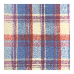 Nouveau style fantaisie laine tactile tissé à carreaux tweed manteau tissu - Product Image 4