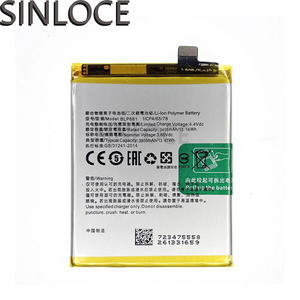 Sinloce <span class=keywords><strong>แบ</strong></span><span class=keywords><strong>ต</strong></span>เตอรี่<span class=keywords><strong>โทรศัพท์</strong></span>มือถือแบบพกพาสำหรับ <span class=keywords><strong>OPPO</strong></span> <span class=keywords><strong>F9</strong></span> R17 BLP681 - Product Image 1
