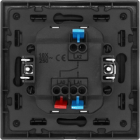 Panel de Pared MVAVA EU para PC, 20W PD, Carga Rápida, Tomacorrientes USB C, Interruptores de Luz de Pared con Botón Grande de 1 y 2 Vías