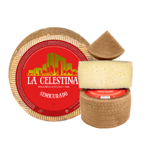 Fromage mélangé demi-frais La Celestina, au lait pasteurisé de vache, de brebis et de chèvre, pièce entière de 3,3 kg, pour sandwichs - Product Image 2