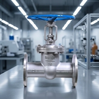 Valvola a saracinesca flangiata industriale con stelo non saliente per controllo linea, fornitore OEM all'ingrosso, fornitura diretta di fabbrica per condotte