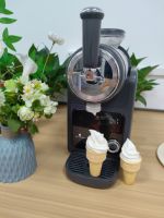 Machine à Glace Pilée et Sorbet Électrique Automatique 5-en-1 Compacte Double Fonction pour Desserts Glacés Usage Domestique et Commercial Léger