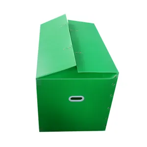 도매 맞춤형 하이 퀄리티 PP 골판지 플라스틱 상자/저장 상자