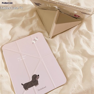 Puppy Nhà Cho iPad Pro 11 Inch Không Khí 7 2024 2025 Thế Hệ Mới A16 Phẳng Acrylic Bảo Vệ Trường Hợp Với Tư Nhân Khuôn - Product Image 6