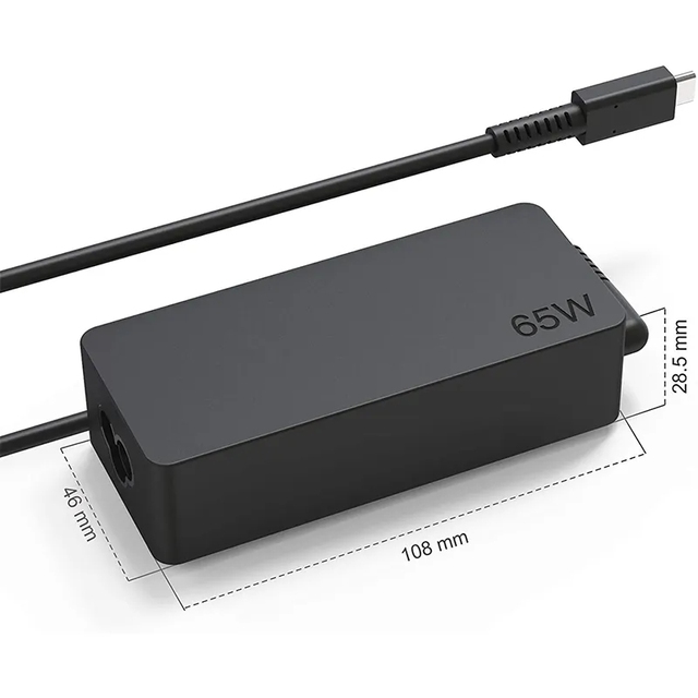 Type C 65w Ac Charger for Laptop Adapter Power Supply Cord