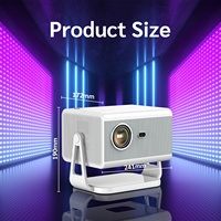 Projecteur 1080P avec moteur lumineux indépendant et intégré, 500 lumens ANSI, mise au point automatique, Wi-Fi 5G, Android 14.0, Allwinner H727, projecteur intelligent
