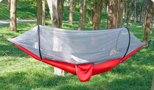 سعر المصنع شعار مخصص أرجوحة المشي على ظهره خفيفة الوزن أرجوحة مزدوجة قابلة للطي النايلون التخييم الأراجيح - Product Image 6