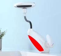 Robinet de lavabo de salle de bain monotrou moderne de haute qualité, mitigeur d'eau à poignée unique avec noyau de valve en céramique en alliage de zinc