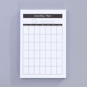 50 feuilles de papier noir et blanc minimalistes à feuilles mobiles, notes autocollantes quotidiennes et hebdomadaires, liste de choses à faire, organisateur pour l'étude, le bureau et la productivité - Product Image 2